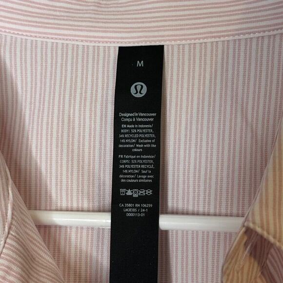 Lululemon New Venture Classic-Fit Long-Sleeve Shirt, INPP NWT Men's Medium - Picture 3 of 5